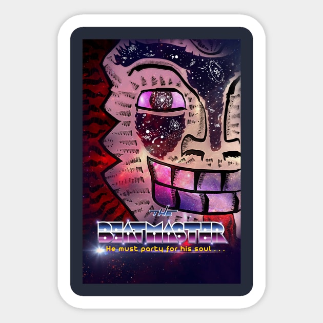 The Beatmaster, Cosmic Edition Sticker by mredthefed